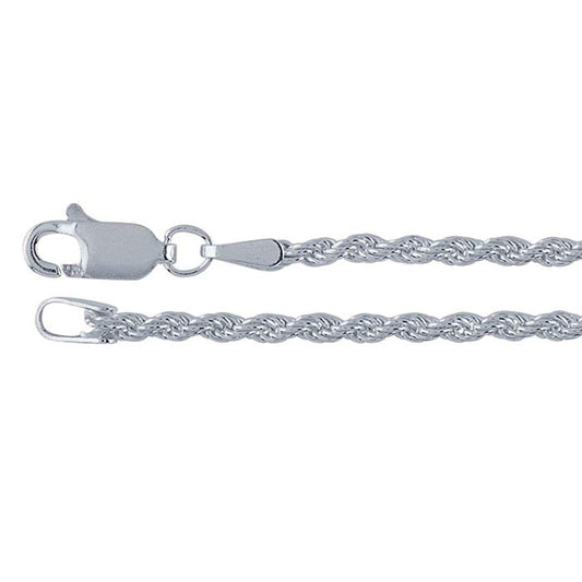 Sterling Silver Rope Chain